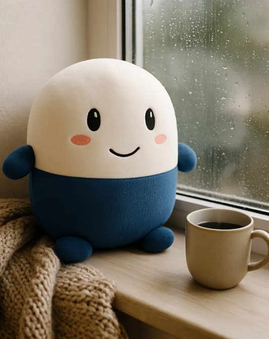 Navy Blue CUPSEY 3lb Weighted Anxiety Plush