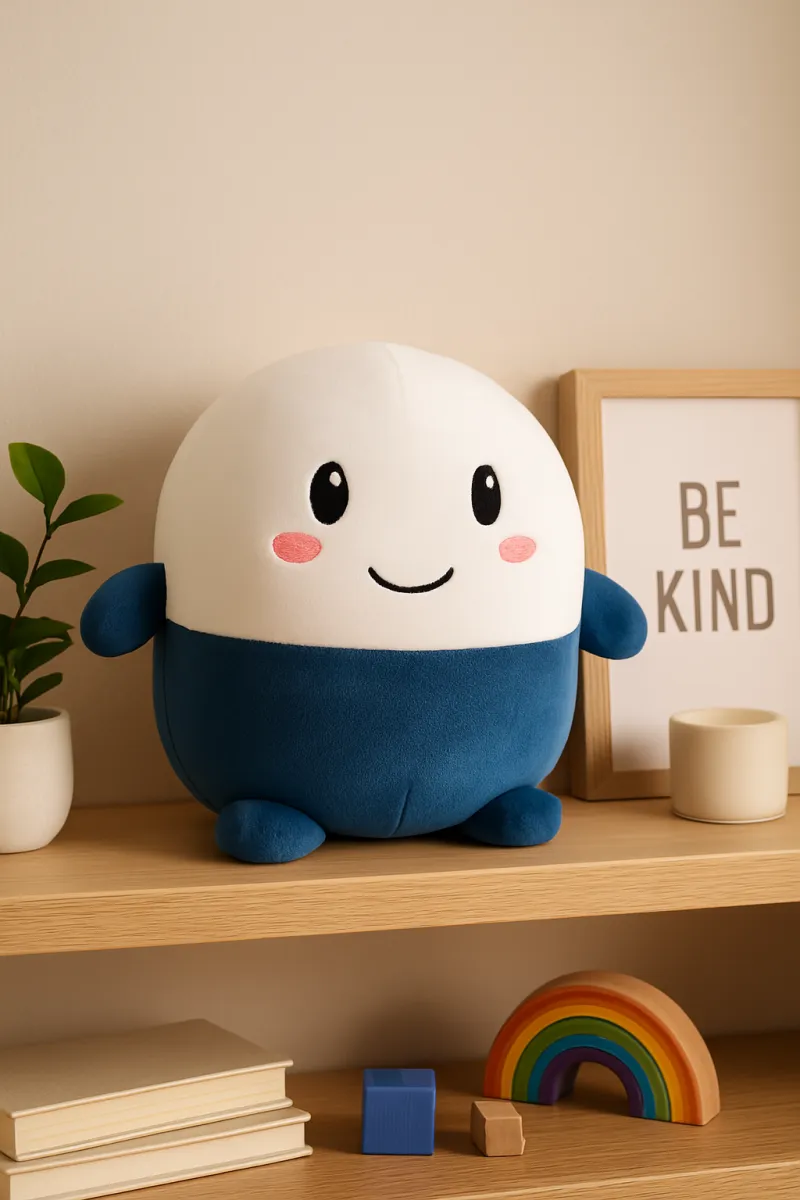 Navy Blue CUPSEY 3lb Weighted Anxiety Plush