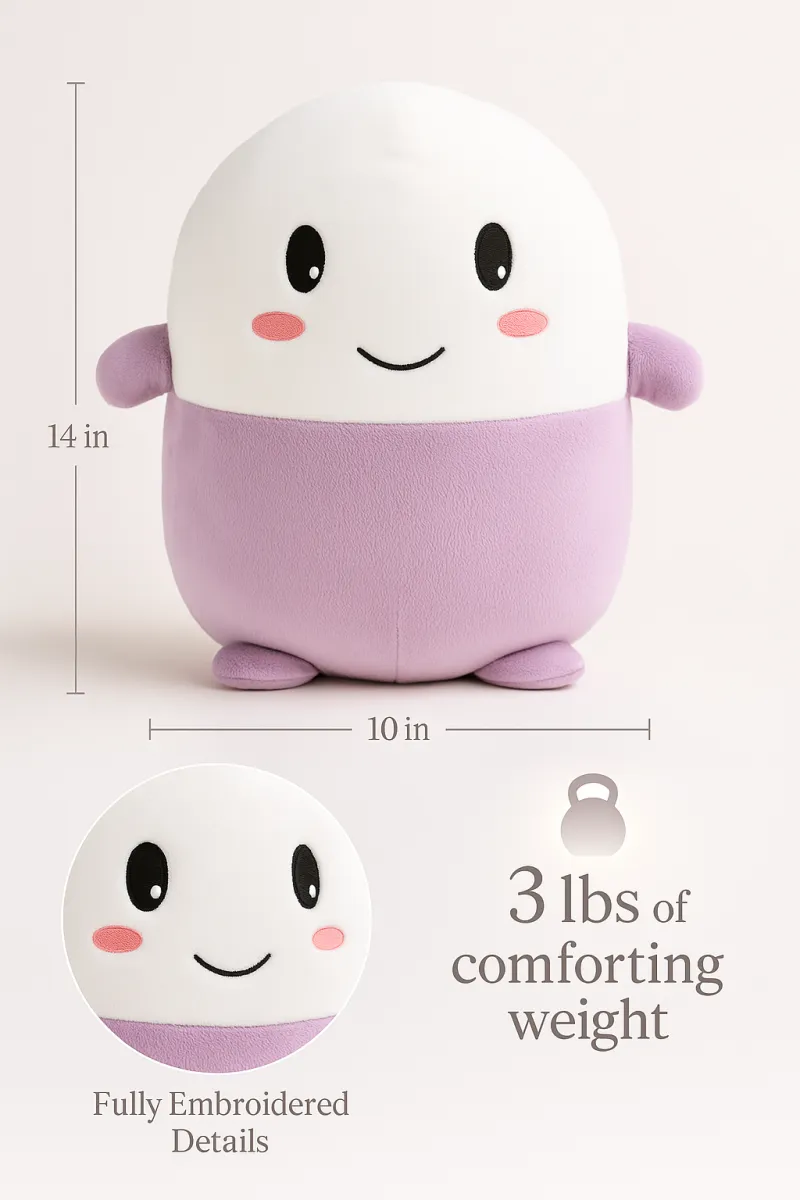 Lavender CUPSEY 3lb Weighted Anxiety Plush